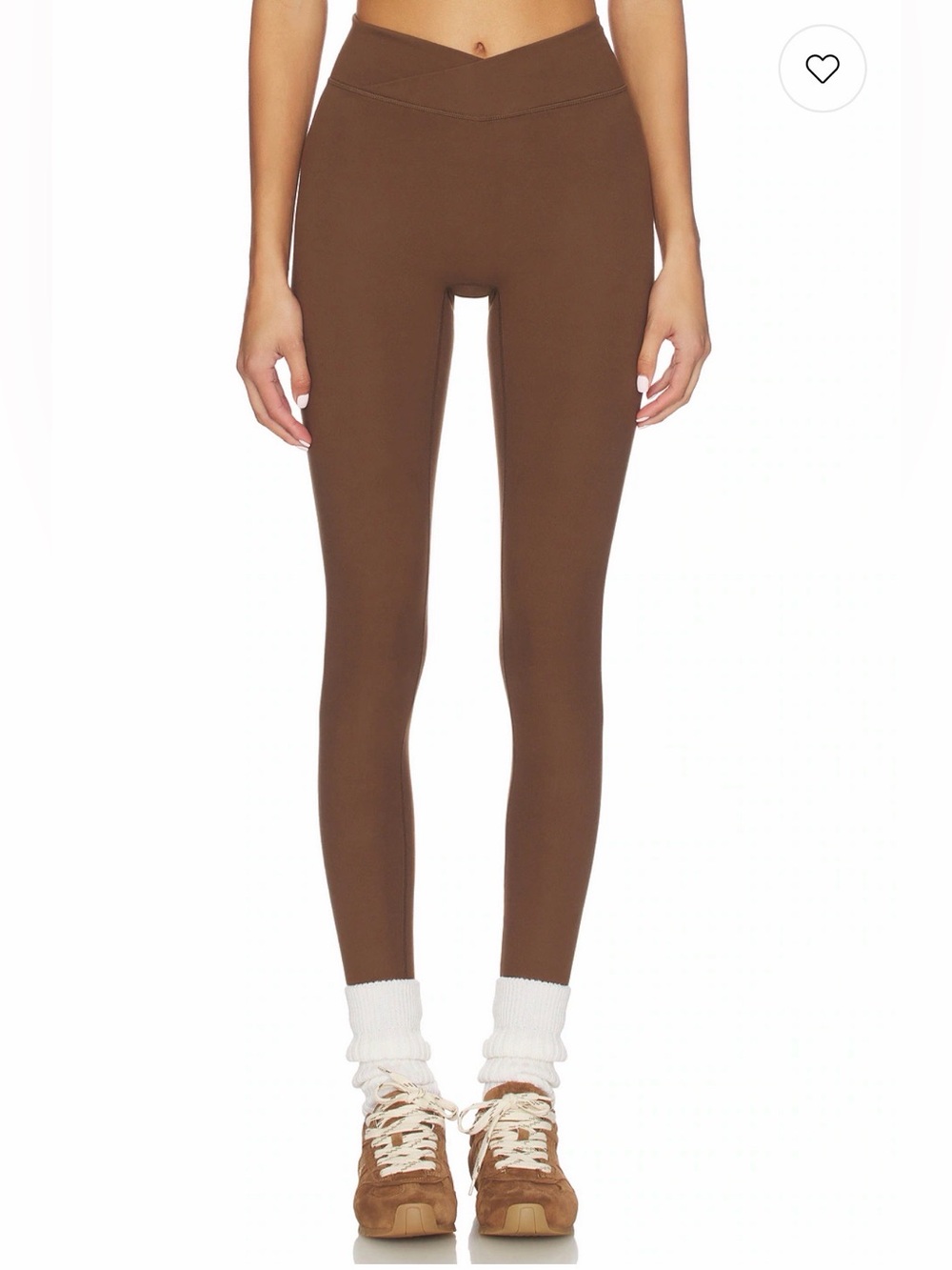Four Three Seven The V Legging, Brown High-Waist, No front seam, size small